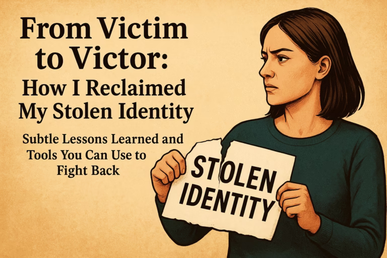 From Victim to Victor: How I Reclaimed My Stolen Identity