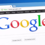 Graphic illustrating the Google lawsuit settlement, featuring text and visual elements related to the court case and settlement announcement